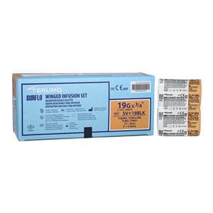 Surflo Infusion Set 19gx3/4" 12" 50/Bx