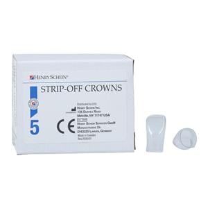 Strip Off Crown Form Size 114 Repl Crwns Upper Right Central Anterior 5/Bx