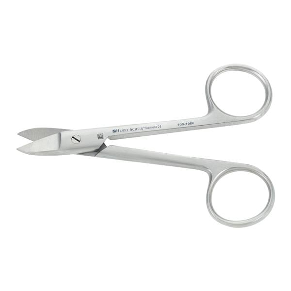 Crown & Collar Scissors 4 in Straight Smooth Ea