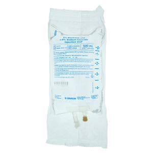 Injection Solution Dextrose 5%/Sodium Chloride 0.9% 500mL Each Ea