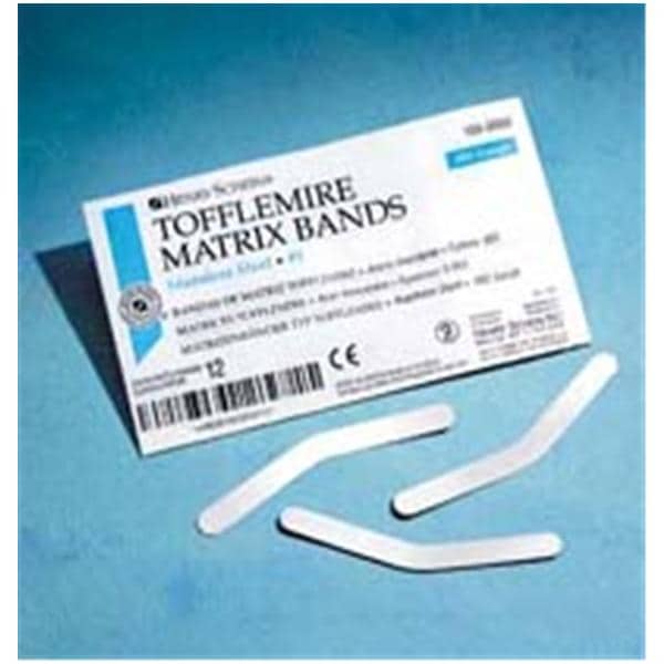 Tofflemire Matrix Band 0.002 in Size 1 12/Pk