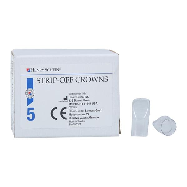 Strip Off Crown Form Size 113 Repl Crwns Upper Right Central Anterior 5/Bx