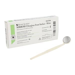 Mirror Size 5 Front Surface White 10/Bx