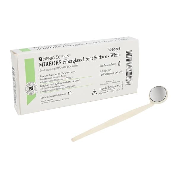 Mirror Size 5 Front Surface White 10/Bx