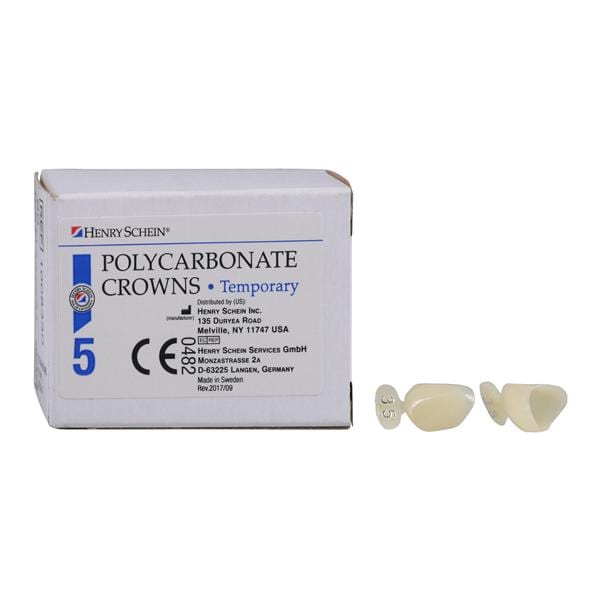 Replacement Crowns Size 35 Left Cuspid Upper & Lower Refill 5/Bx