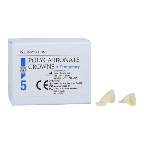 Replacement Crowns Size 61 Lower Anterior Refill 5/Bx