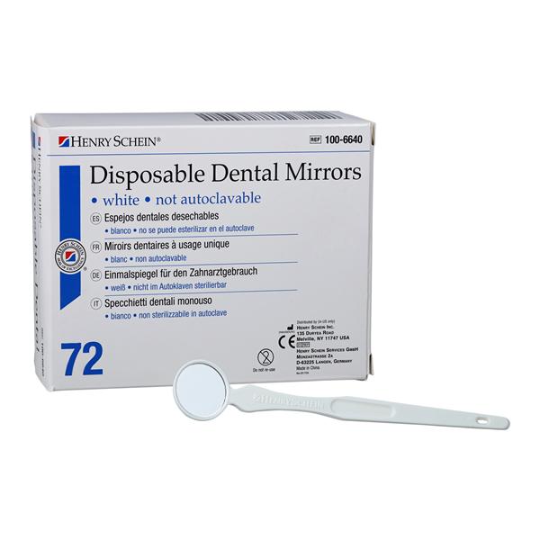 Mirror 23 mm Round Disposable 72/Bx