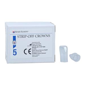Strip Off Crown Form Size 115 Repl Crwns Upper Right Central Anterior 5/Bx