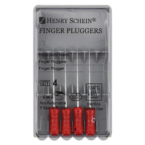 Finger Plugger 21 mm Red 4/Pk