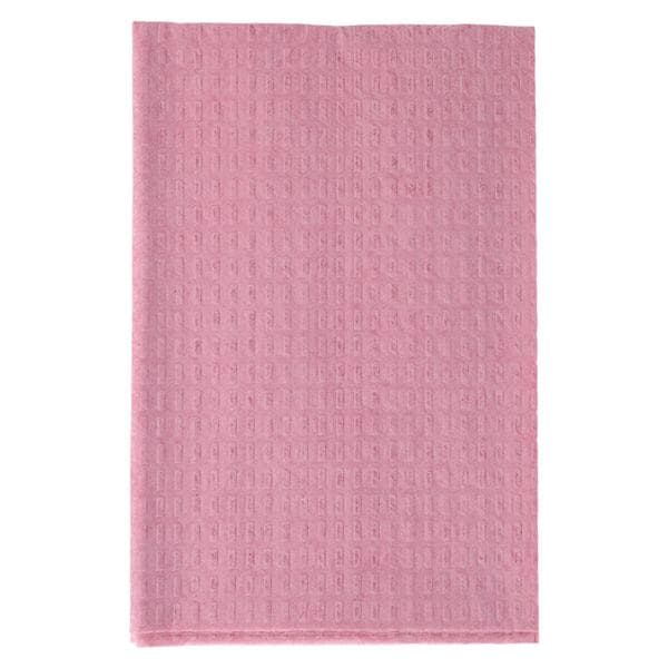 Choice Patient Bib 2 Ply Tissue / Poly 13 in x 18 in Mauve Disposable 500/Ca