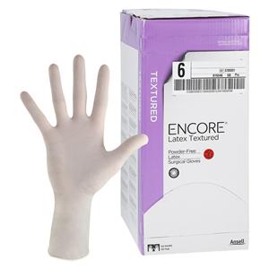 ENCORE Latex Textured Surgical Gloves 6 Standard Natural