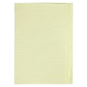 Econoback Patient Towel 2 Ply Tissue / Poly 13 in x 19 in Yw Disposable 500/Ca