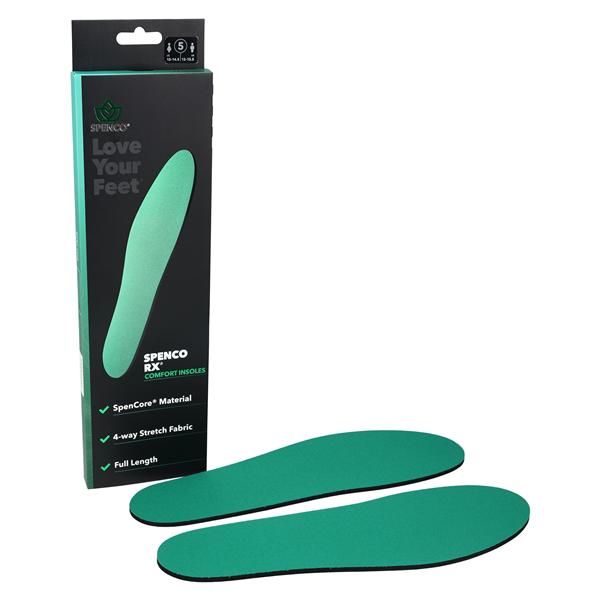 Comfort Insole Green Full Length Men 12-13 / Women 13-14.5
