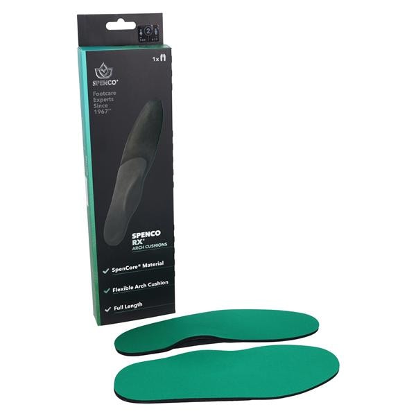 RX Cushion Insert Black/Green Full Length Men 6-7.5 / Women 7-8.5