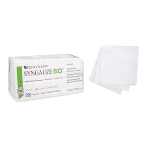 Syngauze 50 Rayon/Polyester Blend Non-Woven Sponge 4x4" 4pl NS Sq NWvn LF