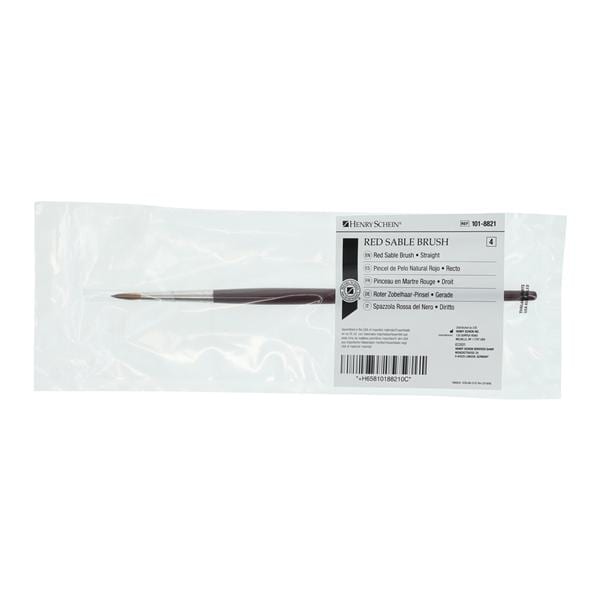 Ceramist Brush Red Sable #4 Ea