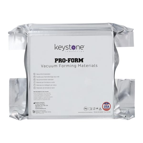 Pro-Form Dual Laminate Mouthguard Material Clear .120" 12/Bx