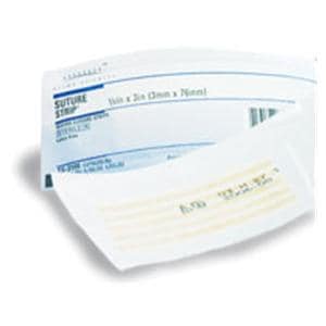 _ Wound Closure Strip Non-Woven Polyamide 1/4x3" Water Resistant Neutral 50/Pk
