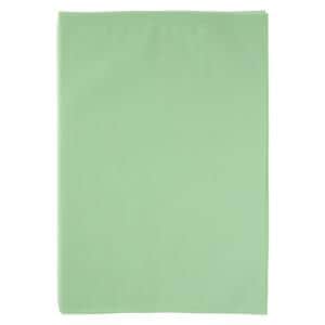 Headrest Cover 10 in x 13 in Tissue / Poly Green Disposable 500/Ca