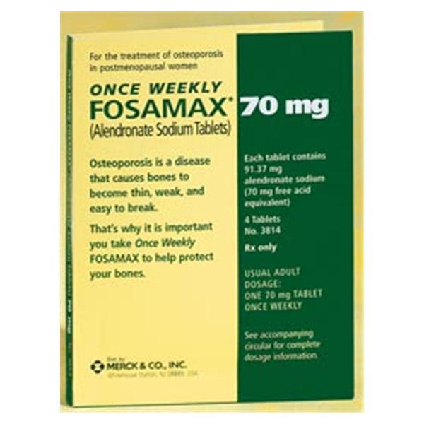 Fosamax Tablets 70mg Unit Dose 4/Package Each