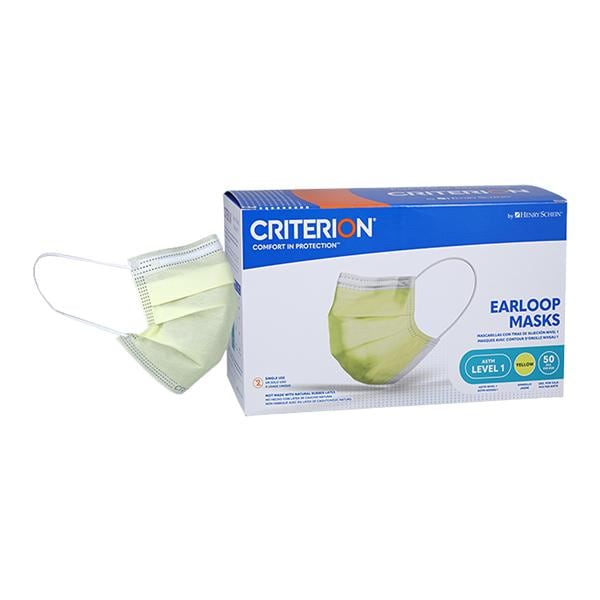Criterion Mask ASTM Level 1 Yellow Adult 50/Bx
