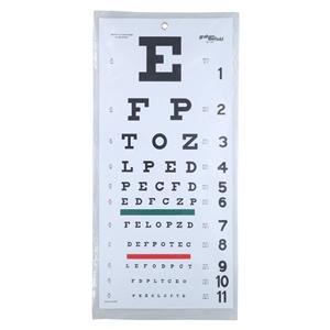 Chart Vision Testing 20' Testing Distance Ea