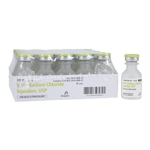 Sodium Chloride 0.9% Injection PF SDV 20mL 25/Package
