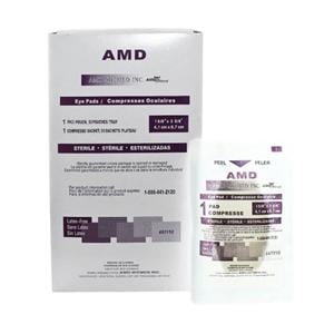 Cotton Eye Pad 1-5/8X2-5/8" Sterile Oval Small