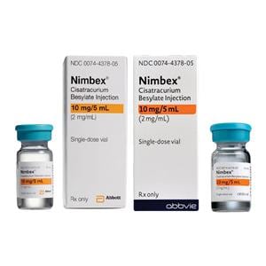 Nimbex Injection 2mg/mL SDV 5mL 10/Package