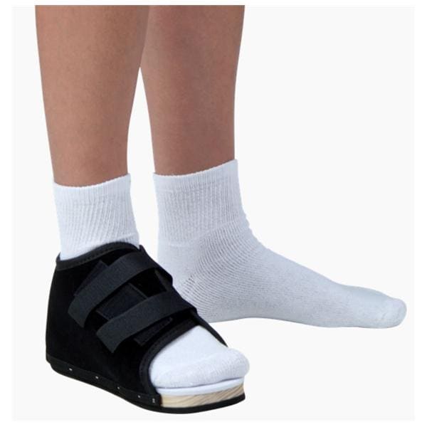 Post-Op Shoe Perforated Suede Upper Black Child 2-4.5