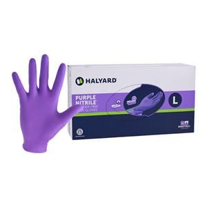 Purple Nitrile Nitrile Exam Gloves Large Purple Non-Sterile 100/Bx, 10 BX/CA
