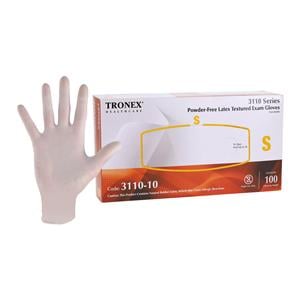 Latex Exam Gloves Small Natural Non-Sterile 100/Bx