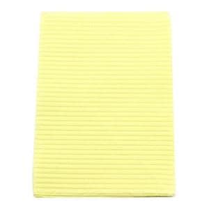Professional Patient Towel 3 Ply Tissue 13 in x 19 in Yellow Disposable 500/Ca
