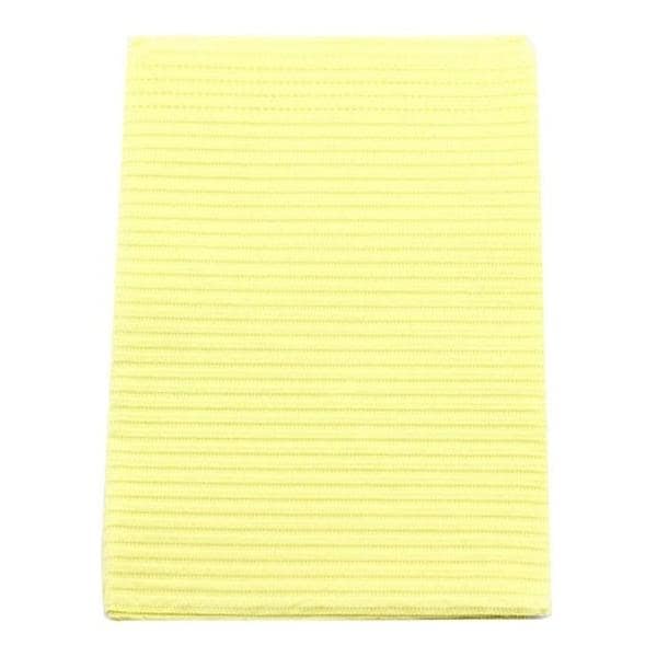 Professional Patient Towel 3 Ply Tissue 13 in x 19 in Yellow Disposable 500/Ca