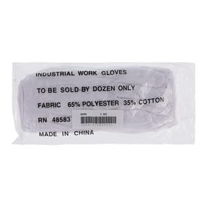 Cotton / Polyester Inspection Glove Liner Large 12/Pk
