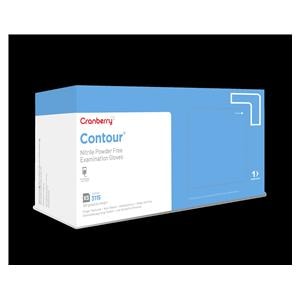 Contour Nitrile Exam Gloves X-Large Blue Non-Sterile