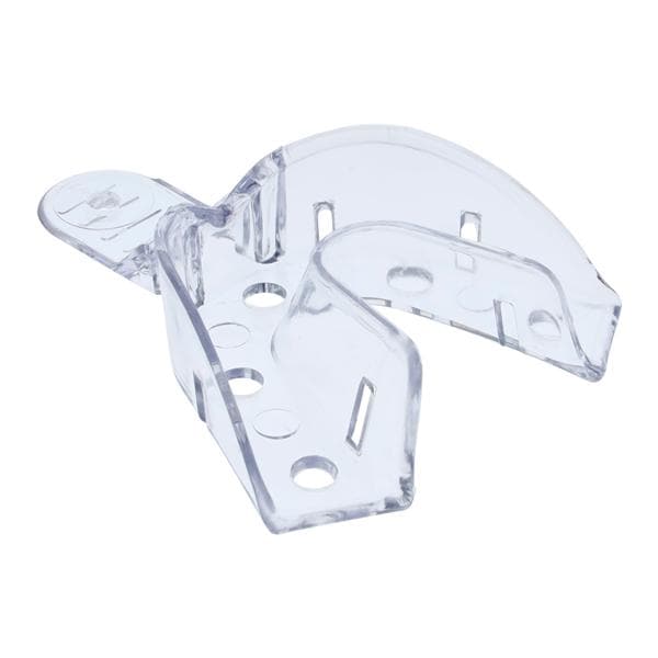 Crystal Tray Disposable Impression Tray Perforated 7P Small Lower 12/Pk