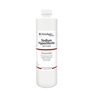 6% Sodium Hypochlorite Root Canal Prep Solution 16 oz Ea