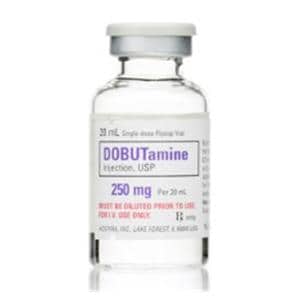 Dobutamine HCl Injection 12.5mg/mL SDV 20mL Each