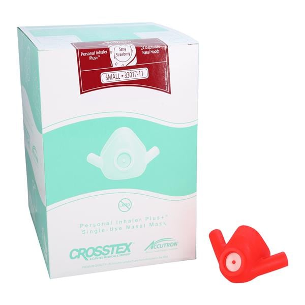 Personal Inhaler Plus Nasal Hood Small Sassy Strawberry 24/Pk