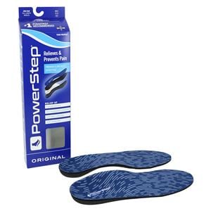 Powerstep Original Insole Black/Blue Full Length Men 12-13