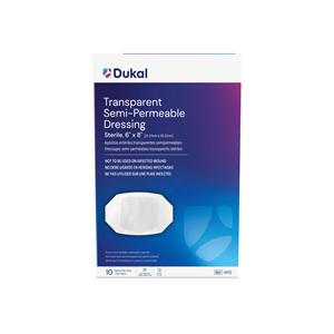 Film Dressing 6x8" Sterile Adhesive Transparent LF