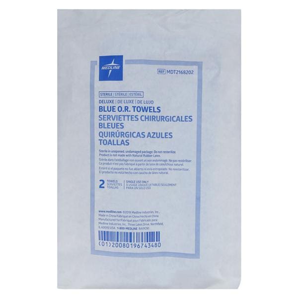 Towel O.R. Blue Sterile