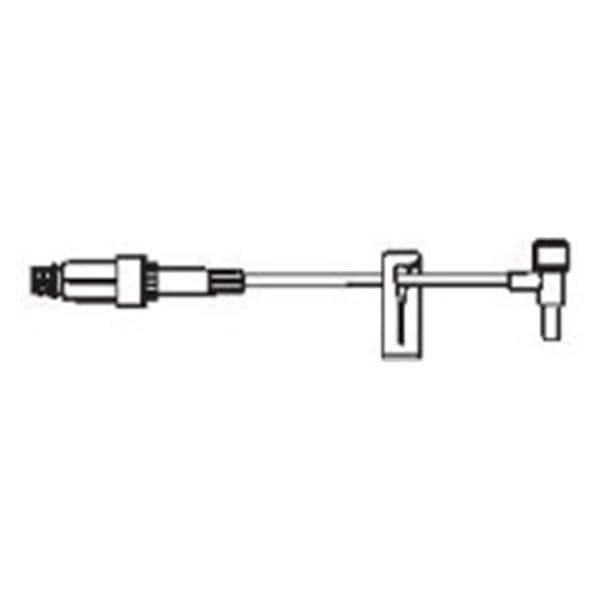 IV Extension Set Needleless 5" T-Port Spin-Lock Male Luer Slip Connector 100/Ca