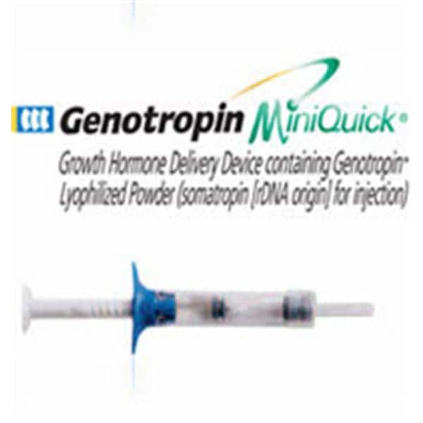 Genotropin MiniQuick Injection 1.2mg Prefilled Syringe 7/Package