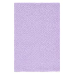 TIDI Choice Diamond Patient Bib 2 Ply T/P Bck 13 in x 18 in Lav Disp 500/Ca