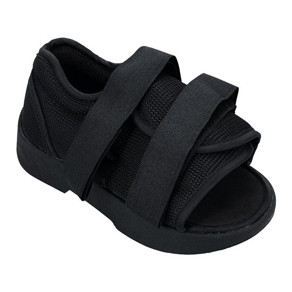 Health Design Classic Post-Op Shoe Pediatric Nylon/Mesh Upper Black Ped 10-1