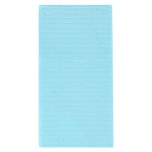 Choice Contour Neck Patient Bib 2 Ply T/P Bck 17 in x 18 in Blu Disp 500/Ca