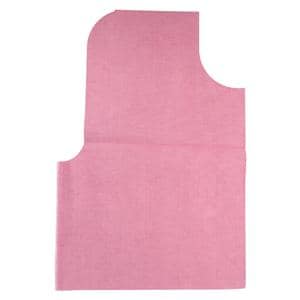 Everyday Endo Bib Tissue / Poly / Tissue 29 in x 21 in Mauve Disposable 100/Ca