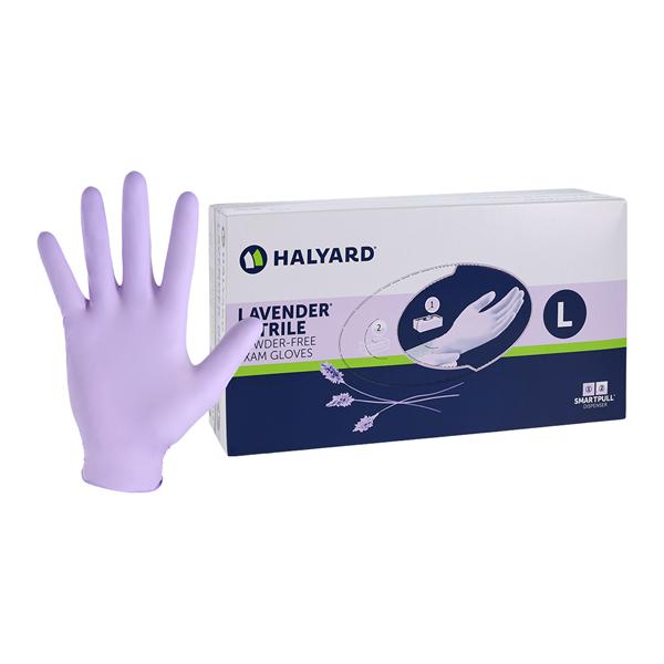 Lavender Nitrile Exam Gloves Large Lavender Non-Sterile 250/Bx